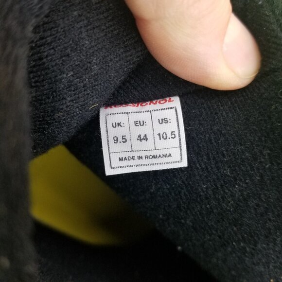 ✅Rossignol Mens BLACK Cross Country Ski Boots CRACKED BOTTOMS/SOLES DISPLAY ONLY - Picture 6 of 15